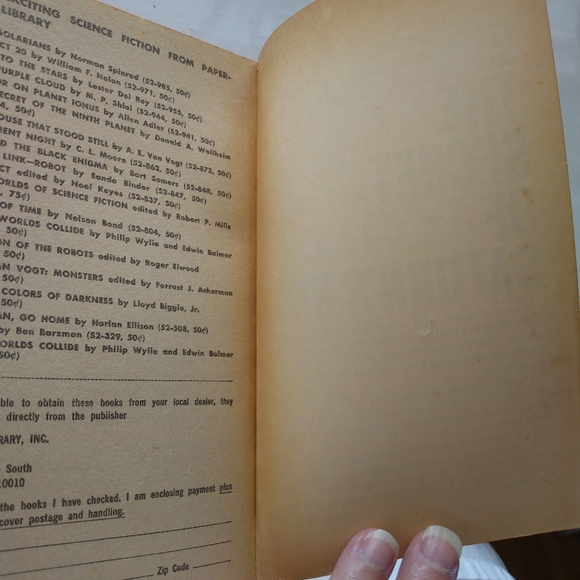 The Secret of Saturn's Rings Donald A. Wollheim Science Fiction Novel Scify - Picture 5 of 6